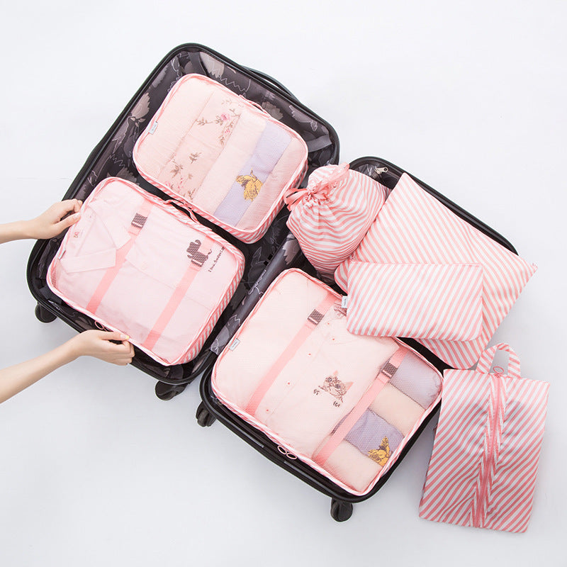 Travel Buggy Bag Seven-Piece Organizing Folders - Stylish and Durable Travel Storage - Trip Savvy Essentials