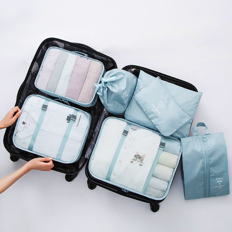 Travel Buggy Bag Seven-Piece Organizing Folders - Stylish and Durable Travel Storage - Trip Savvy Essentials