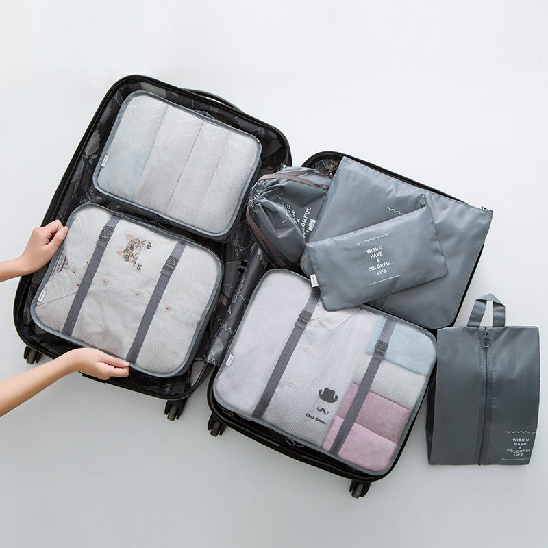 Travel Buggy Bag Seven-Piece Organizing Folders - Stylish and Durable Travel Storage - Trip Savvy Essentials