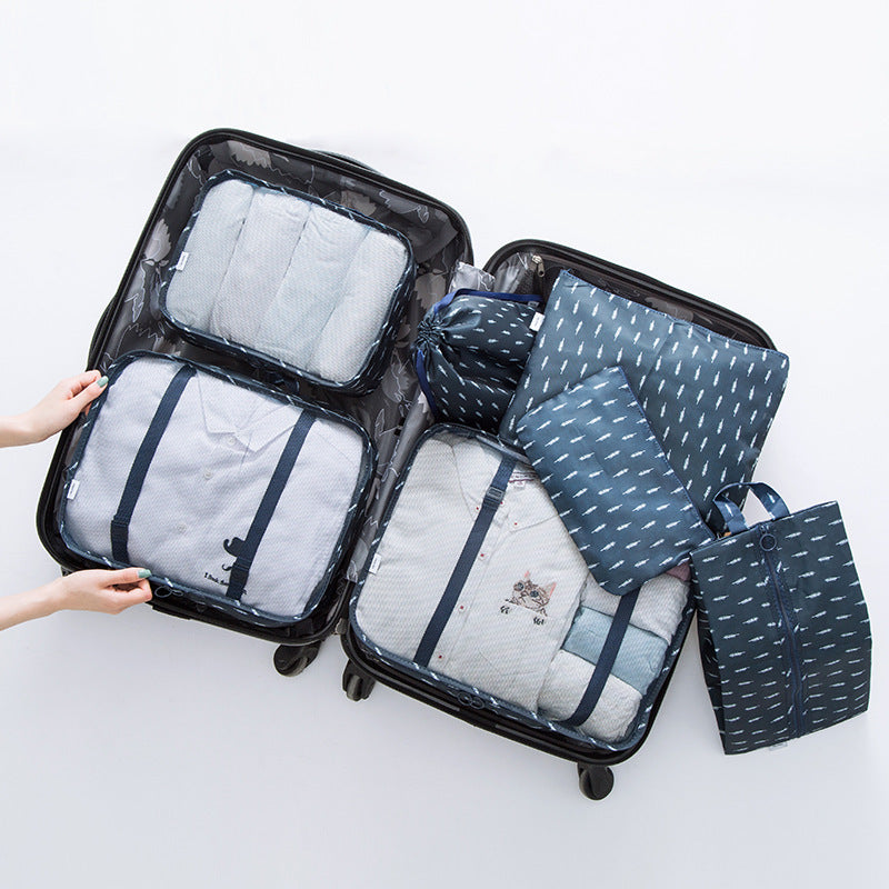 Travel Buggy Bag Seven-Piece Organizing Folders - Stylish and Durable Travel Storage - Trip Savvy Essentials