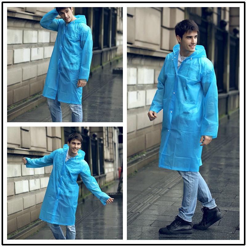 Transparent Windproof Raincoat - Lightweight, Durable, and Stylish Rainwear in 7 Colors