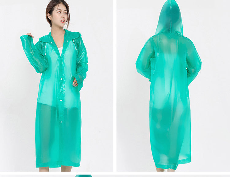 Transparent Windproof Raincoat - Lightweight, Durable, and Stylish Rainwear in 7 Colors