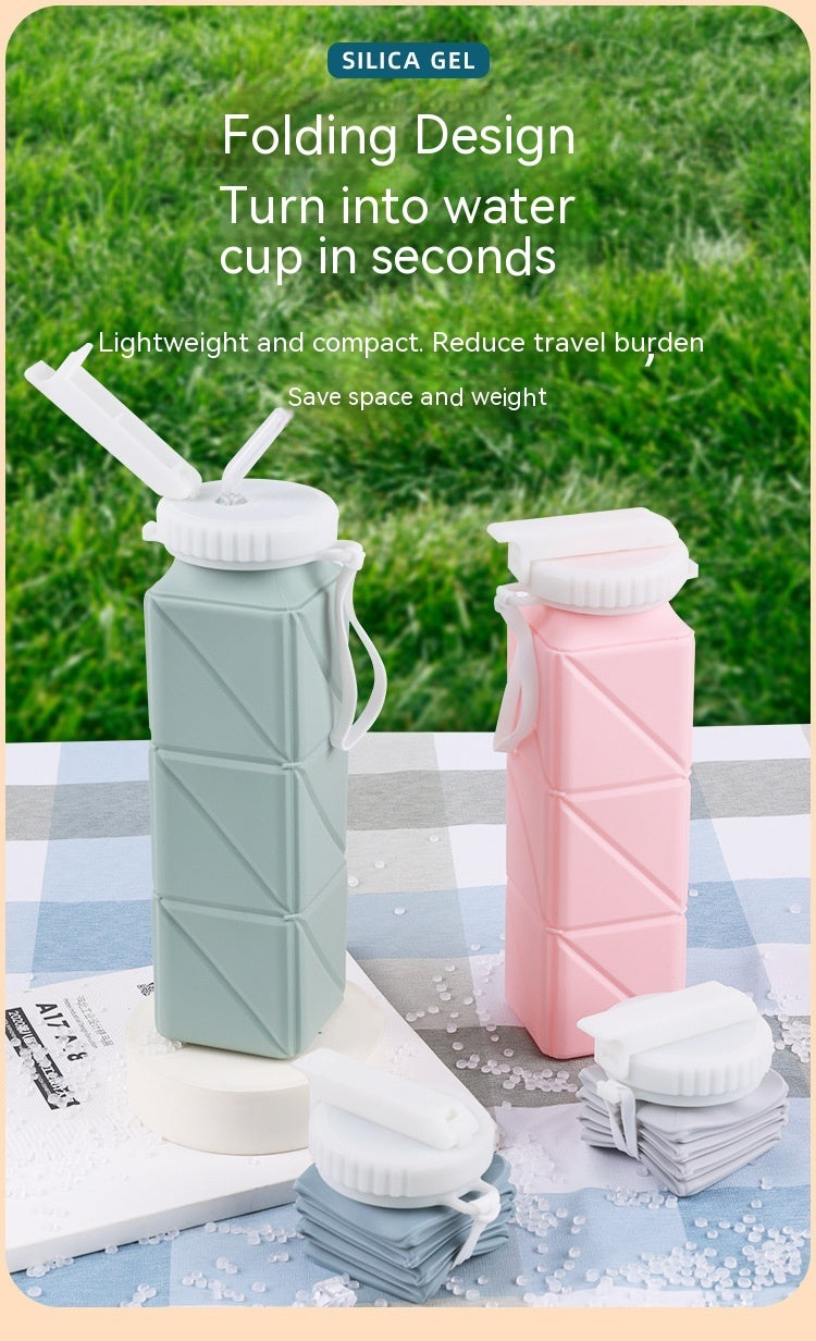 Eco-Smart Collapsible Bottle: Your Hydration Partner On-The-Go - Trip Savvy Essentials