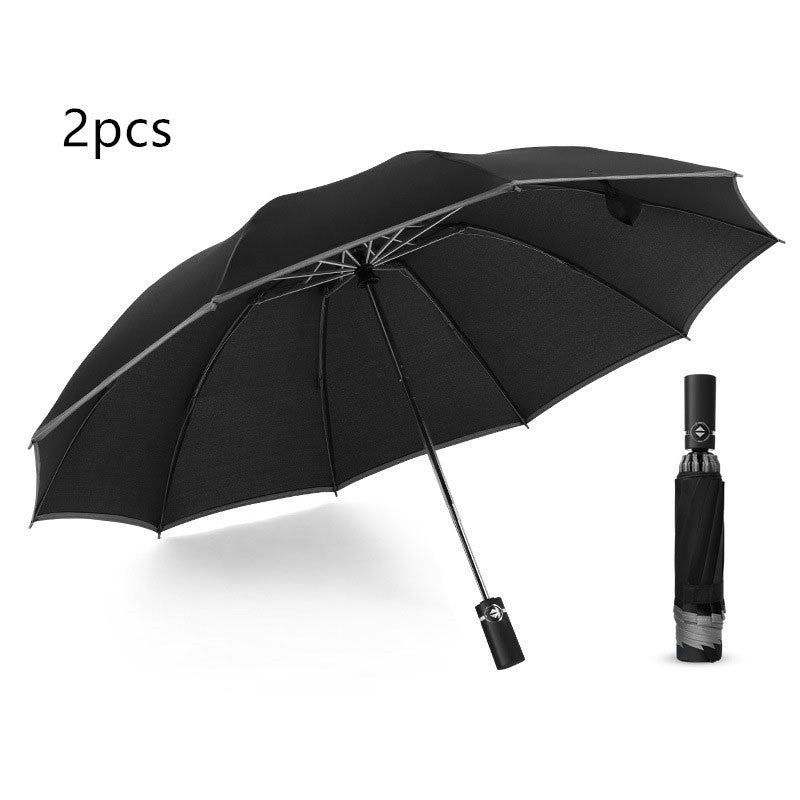 Twilight Safety Inverted Umbrella: Your Storm-Proof Travel Ally - Trip Savvy Essentials