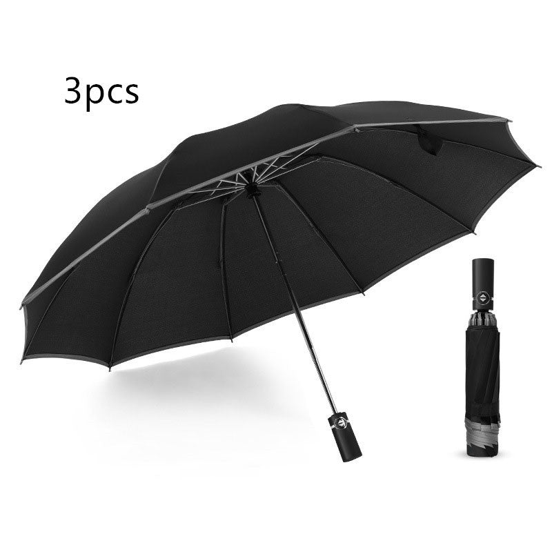 Twilight Safety Inverted Umbrella: Your Storm-Proof Travel Ally - Trip Savvy Essentials