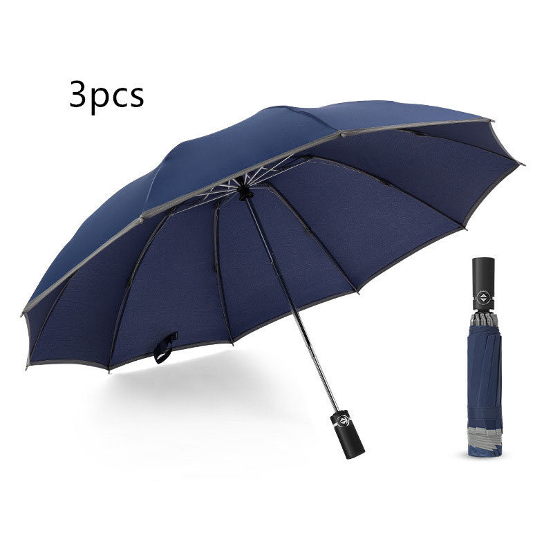 Twilight Safety Inverted Umbrella: Your Storm-Proof Travel Ally - Trip Savvy Essentials