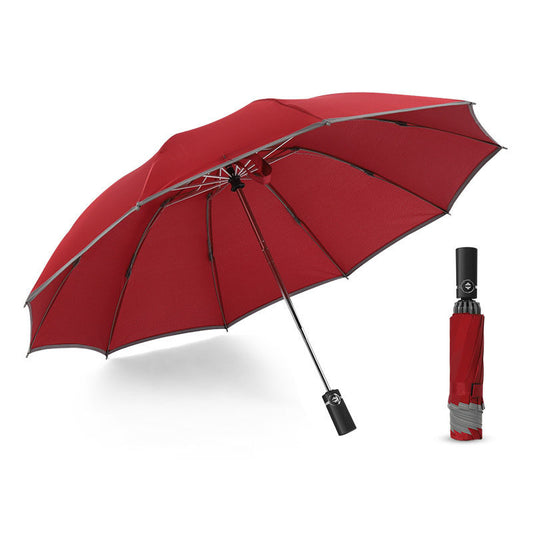 Twilight Safety Inverted Umbrella: Your Storm-Proof Travel Ally - Trip Savvy Essentials