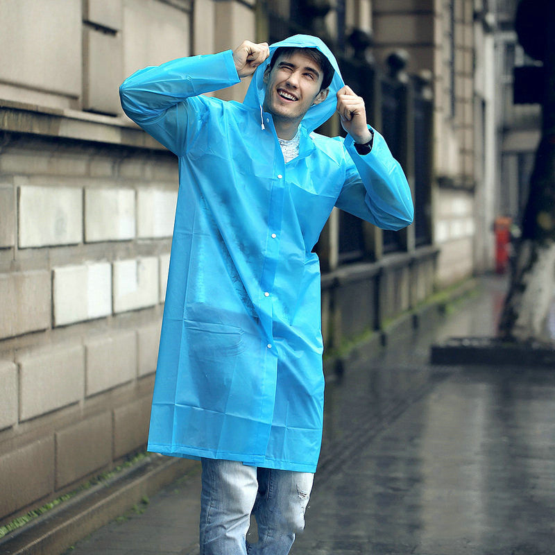 Transparent Windproof Raincoat - Lightweight, Durable, and Stylish Rainwear in 7 Colors