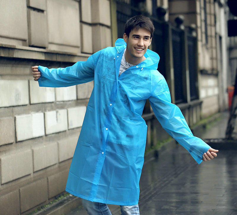 Transparent Windproof Raincoat - Lightweight, Durable, and Stylish Rainwear in 7 Colors