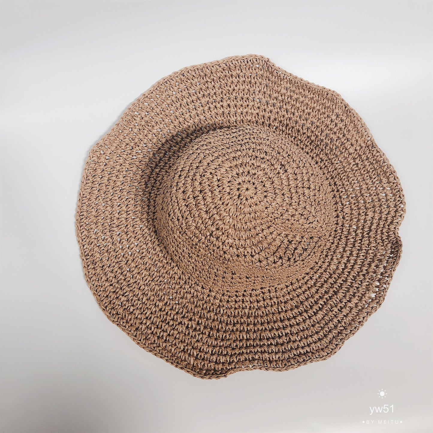 Summer Outing Sunscreen Hat for Women - Foldable Straw Beach Hat