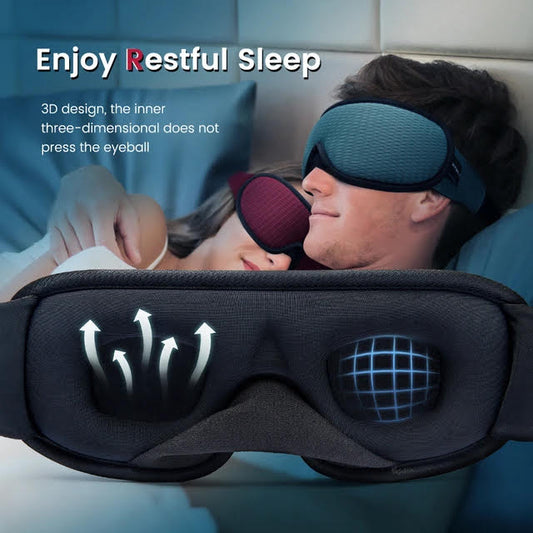 3D SoftSleep Eye Mask: Ultimate Light-Blocking Comfort for Restful Nights - Trip Savvy Essentials