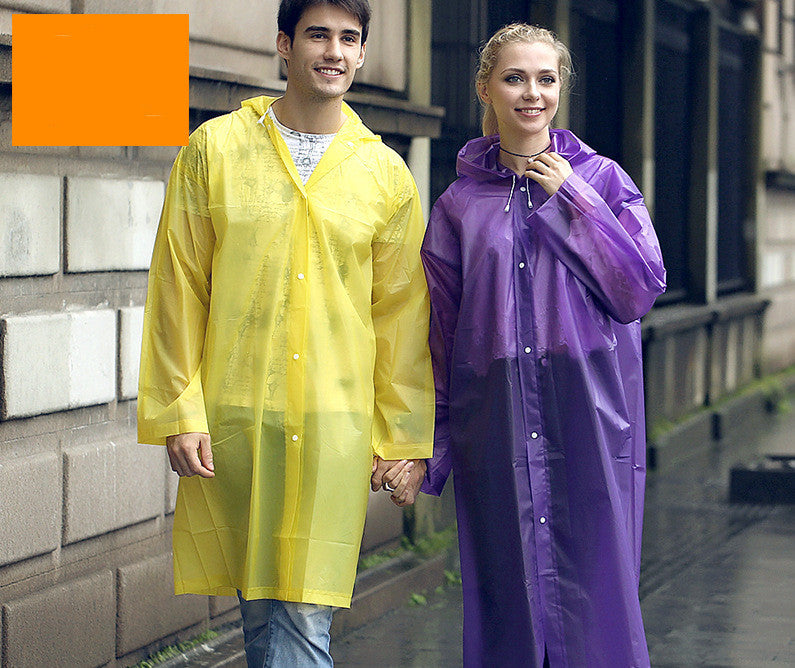 Transparent Windproof Raincoat - Lightweight, Durable, and Stylish Rainwear in 7 Colors