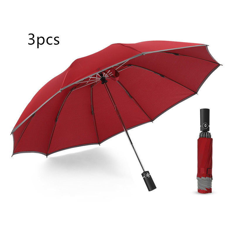 Twilight Safety Inverted Umbrella: Your Storm-Proof Travel Ally - Trip Savvy Essentials