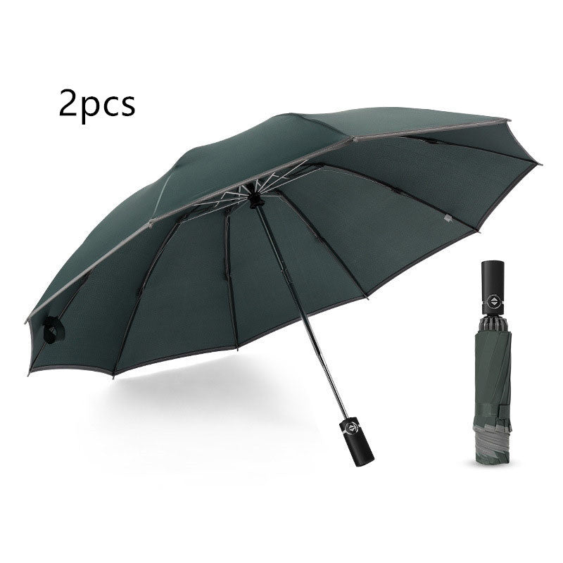 Twilight Safety Inverted Umbrella: Your Storm-Proof Travel Ally - Trip Savvy Essentials