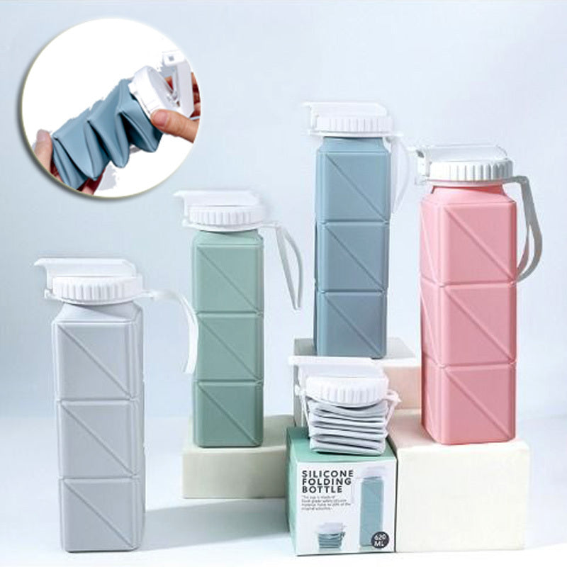 Eco-Smart Collapsible Bottle: Your Hydration Partner On-The-Go - Trip Savvy Essentials