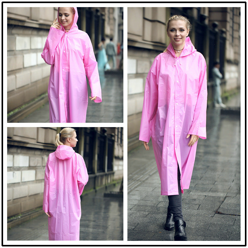 Transparent Windproof Raincoat - Lightweight, Durable, and Stylish Rainwear in 7 Colors