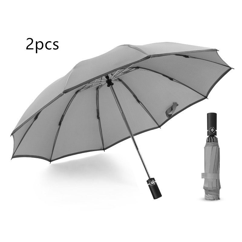 Twilight Safety Inverted Umbrella: Your Storm-Proof Travel Ally - Trip Savvy Essentials