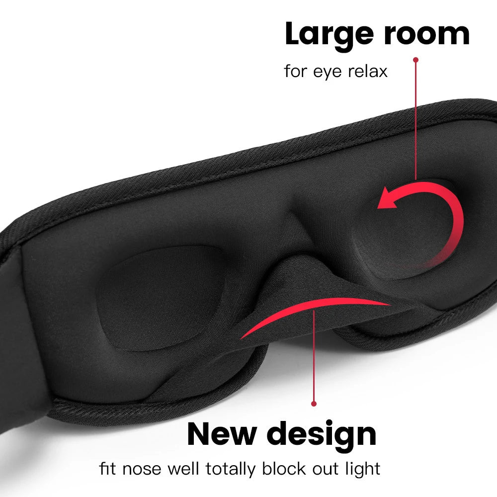 3D SoftSleep Eye Mask: Ultimate Light-Blocking Comfort for Restful Nights - Trip Savvy Essentials