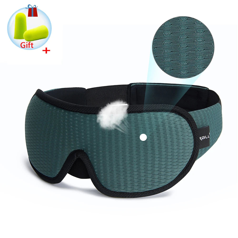 3D SoftSleep Eye Mask: Ultimate Light-Blocking Comfort for Restful Nights - Trip Savvy Essentials