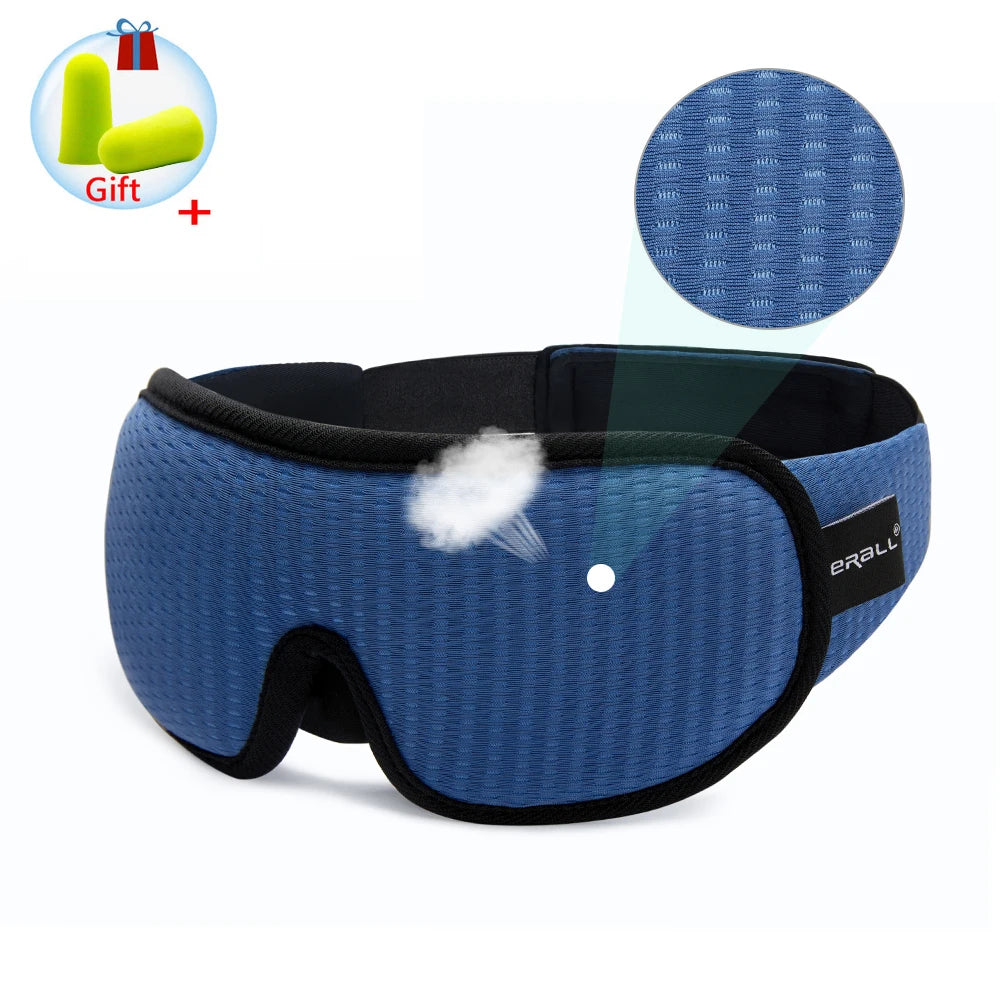 3D SoftSleep Eye Mask: Ultimate Light-Blocking Comfort for Restful Nights - Trip Savvy Essentials