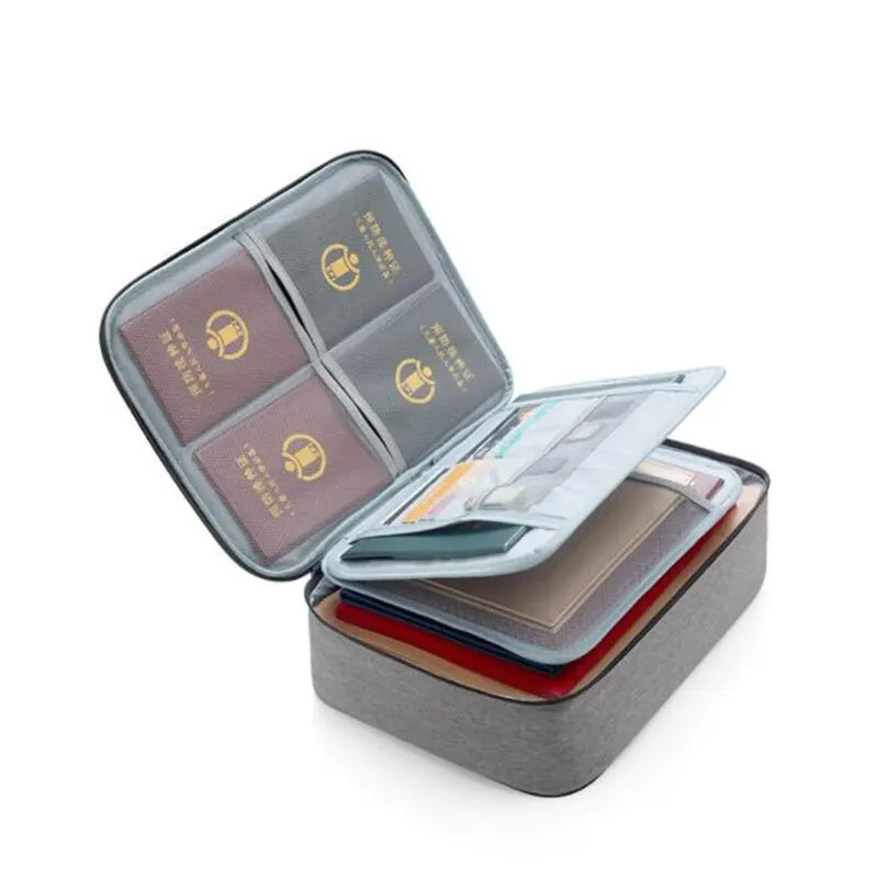 TravelSafe Document Organizer: Compact File & Card Holder for Savvy Travelers - Trip Savvy Essentials