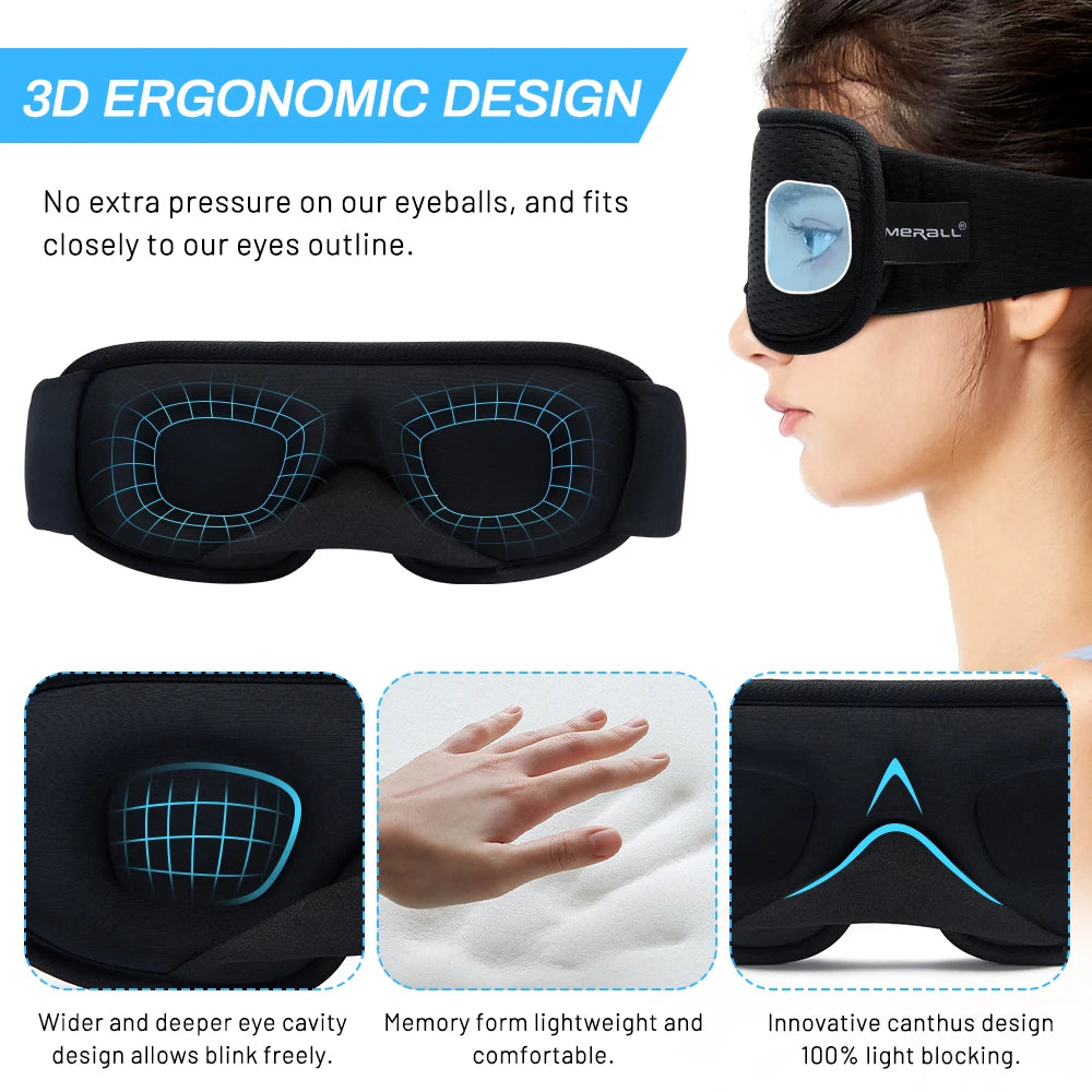 3D SoftSleep Eye Mask: Ultimate Light-Blocking Comfort for Restful Nights - Trip Savvy Essentials