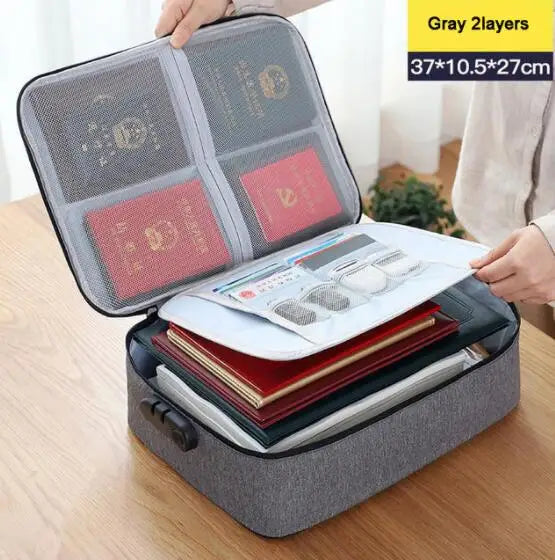 TravelSafe Document Organizer: Compact File & Card Holder for Savvy Travelers - Trip Savvy Essentials