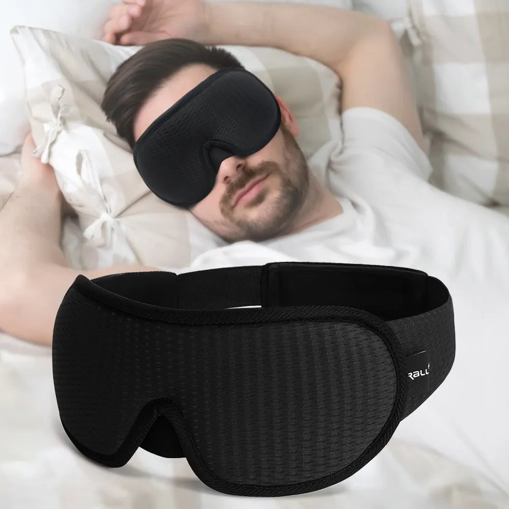 3D SoftSleep Eye Mask: Ultimate Light-Blocking Comfort for Restful Nights - Trip Savvy Essentials