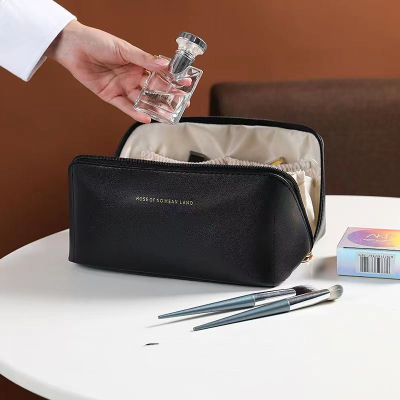 Ultimate Travel Companion: Your Spacious Cosmetic Organizer - Trip Savvy Essentials